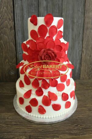 Wedding Cake 1258 Roses