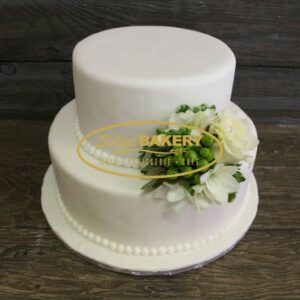 Wedding Cake 1259 Real Flower