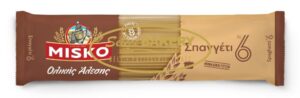 Misko Spaghetti No. 6. Whole Wheat 500g